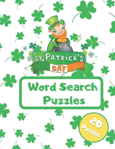 St. Patrick's Day Word Search Puzzles: St. Patrick's day Word search puzzles -- Fun And Education For Kids
