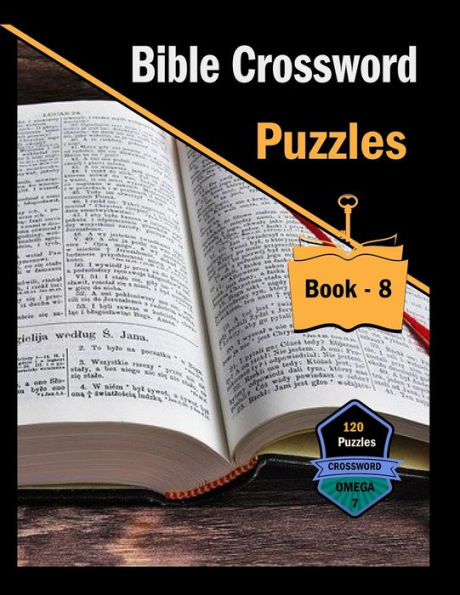 Bible Crossword Puzzles Book - 8