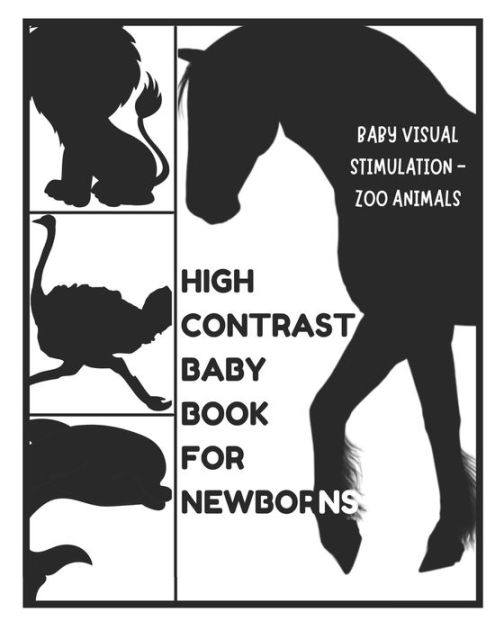 Baby Visual Stimulation - High Contrast Baby Book for Newborns - Zoo ...