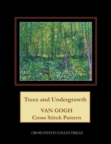 Trees and Undergrowth: Van Gogh Cross Stitch Pattern