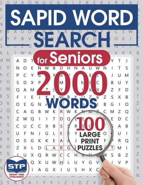 Sapid Word Search for Seniors: 100 Large Print Puzzles