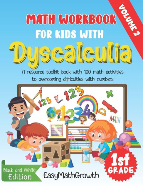 Math Workbook For Kids With Dyscalculia. A resource toolkit book with ...