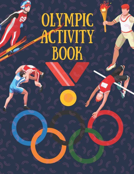 Olympic Activity Book: Brain Activities and Coloring book for Brain Health with Fun and Relaxing
