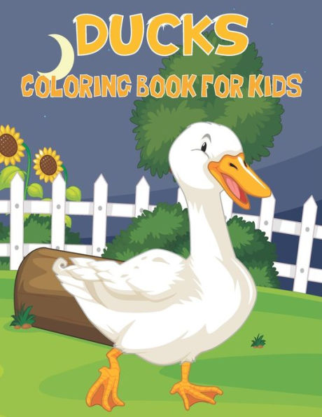 Ducks Coloring Book For Kids: 50 Beautiful Pages to Coloring Pages
