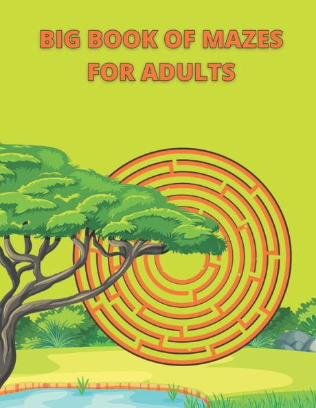 Big Book Of Mazes For Adults: Amazing mazes for adults