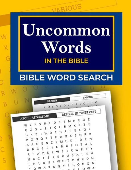 Uncommon Words in the Bible - Bible Word Search: Find Out The Meaning of Strange Words in the Bible