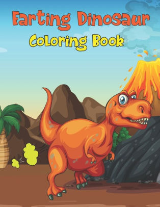 farting dinosaur coloring book