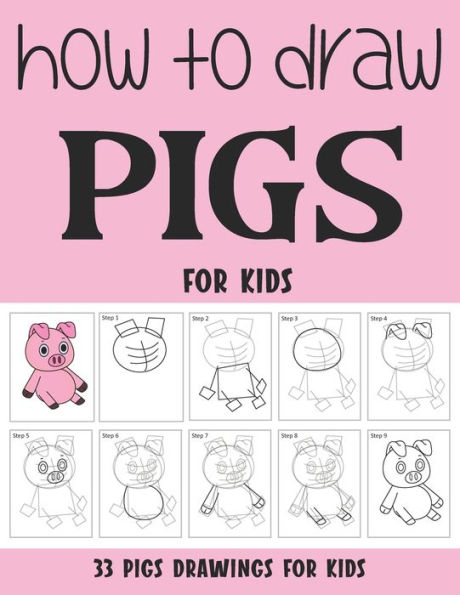 How to Draw Pigs for Kids