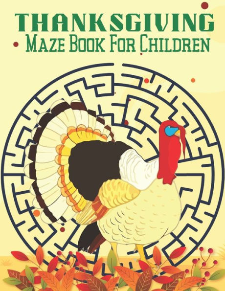 Thanksgiving Maze Book For Children