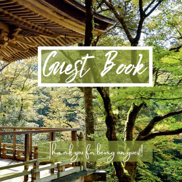 Guest Book - Thank you for being our guest!: Country Style Guestbook for Vacation Rental, Airbnb, Mountain Home, VRBO Guest House