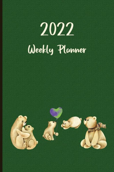 2022 Family Life Weekly Planner: Weekly Calendar for Family Schedule Organization