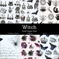 Title: Witch Craft Paper Pad - Witch Scrapbooking Pad for Crafts And Journaling: Vintage and Modern Witch Crafting Paper, Author: Quirky Girl Press