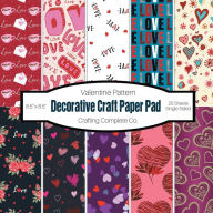 Title: Decorative Craft Paper Pad Valentine Pattern: Cute Single Sided Specialty Craft Paper, 8.5