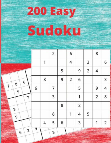 200+ Large Print Easy Sudoku Puzzles
