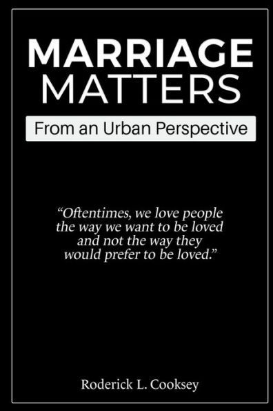 Marriage Matters: From An Urban Perspective