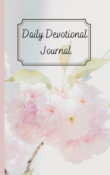 Pink Flower Daily Devotional Journal