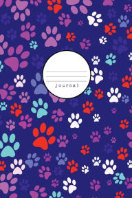 Title: PAW PRINTS: 6x9 blank lined journal : 100 pages, Author: Max Moffitt