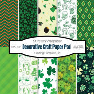 Title: Decorative Craft Paper Pad St Patrick Wallpaper: St. Patrick's Decor Single Sided Specialty Craft Paper, 8.5x8.5 Green Background DIY Paper, Great For Art Projects, Author: Crafting Complete Co.