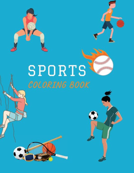 SPORTS COLORING BOOK