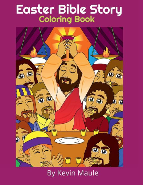 Easter Bible Story - Coloring Book