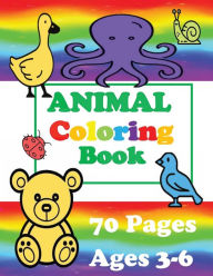 Title: Animal Coloring Book: For ages three to five, Author: Cami Rogers
