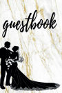Wedding Guest Book - - with Gold Foil & Gilded Edges - Hard Cover Book with Thick White Paper - 100 P