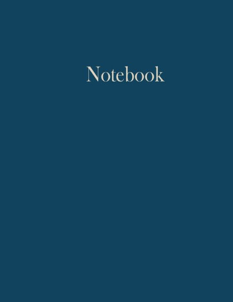 Giant Notebook Journal - 500 Pages: 5 Subjects Composition Notebook - Table of Contents - Numbered Pages - Beautiful Blue Cover - 250 sheets