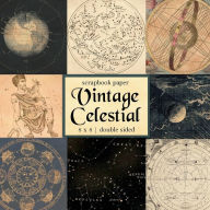 Title: Vintage Celestial Scrapbook Paper: Junk Journal Decoupage Collage, Author: Digital Attic Studio