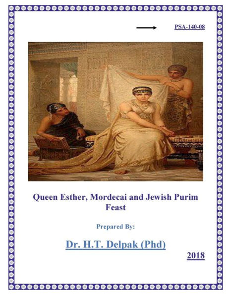 Queen Esther, Mordecai and Jewish Purim Feast