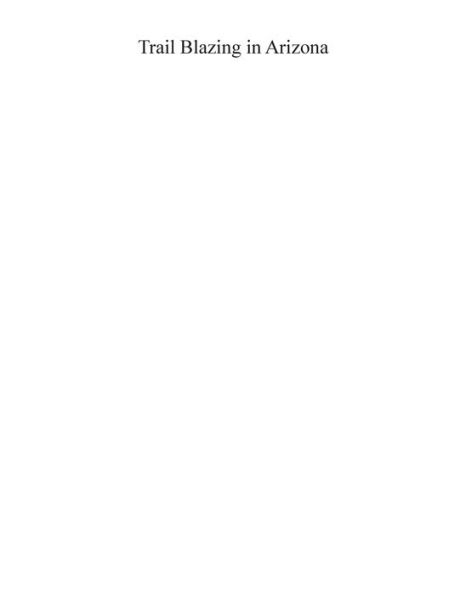 Trail Blazing in Arizona