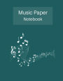 Music Paper Notebook: Song Writing Journal