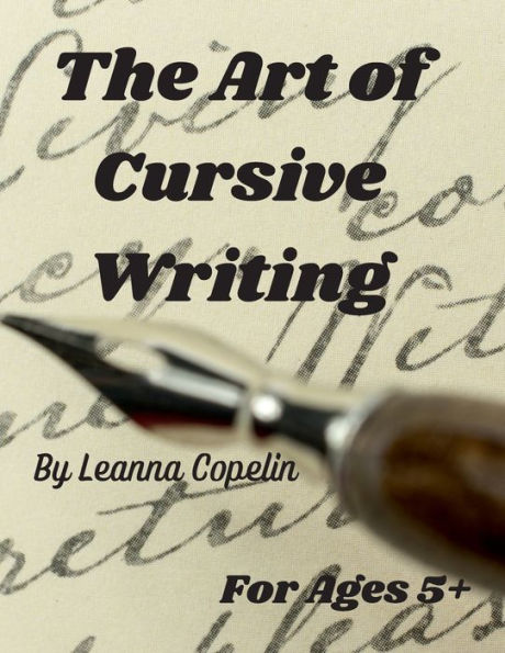 The Art of Cursive Writing: Using this 8.5x11, 110-page workbook, you can teach your child the dying art of cursive writing.