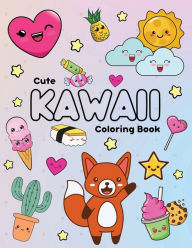 Title: Cute Kawaii Coloring Book: 50 Fun and Adorable Kawaii Characters to Color, Author: C. Jaimes Publishing