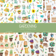 Title: Gardening Craft Paper Pad: Garden Scrapbooking Paper, Author: Quirky Girl Press