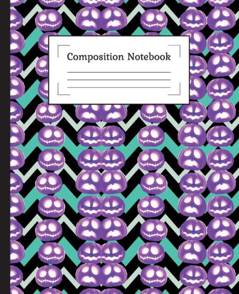 Composition Notebook: Halloween Composition Notebook 7.5 X 9.25 Inch,100 Page, Composition Notebook For School & Composi: