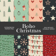 Title: Boho Christmas Scrapbook Paper Pad, Author: Digital Attic Studio