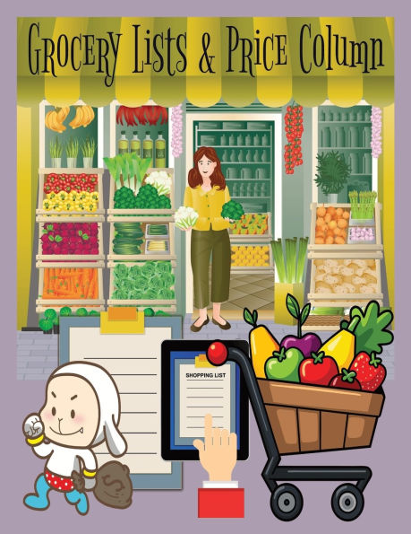 Grocery Lists With Price Column Workbook