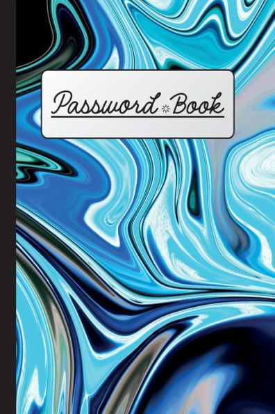 Password Logbook: Marble Color Background Password Logbook 6 X 9, 110page, Marble Color: