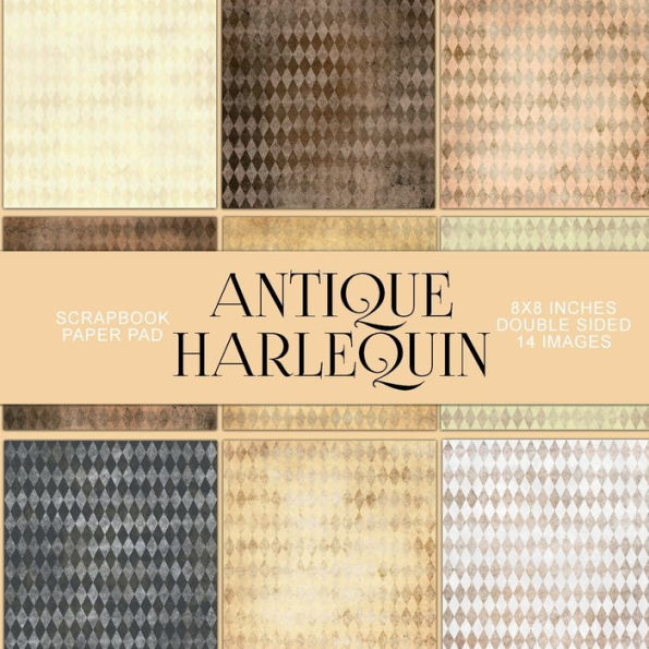 Antique Harlequin: Scrapbook Paper Pad