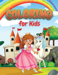 Title: Princess Coloring Book: Beautiful Princess Coloring book for kids age 4-8, Author: Simple Color