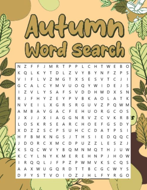 Autumn Word Search Puzzle Book: 120 Autumn Theme Puzzles by Carmen ...