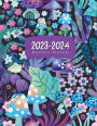 2023-2024 Two-Year Monthly Planner: 2-Year Calendar : 24-Month Agenda Book for Appointments, Time Management & Goal Setting : 8.5x11 Paperback Floral