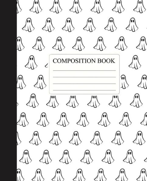 Halloween Ghost Composition Notebook (White)