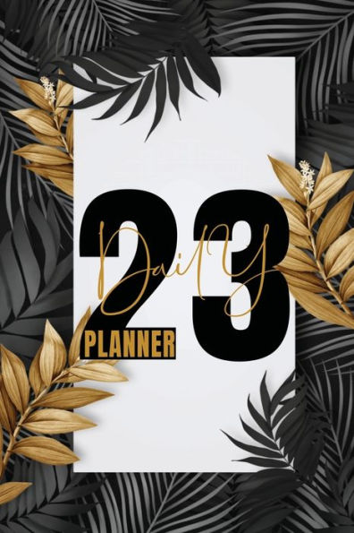DAILY PLANNER 2023: One page a day, 365 days-with Hours 07:00 Am to 08:00 Pm 12 months Jan 1st to Dec 31st 2023