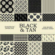Title: Classy Black and Tan Patterns: Scrapbook Paper Pad, Author: Digital Attic Studio