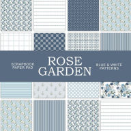 Title: Rose Garden: Blue and White Patterns Scrapbook Paper Pad Decoupage, Author: Digital Attic Studio