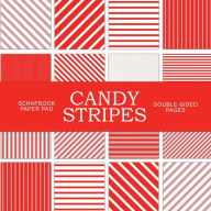 Title: Red and White Candy Stripes: Scrapbook Paper Pad, Author: Digital Attic Studio