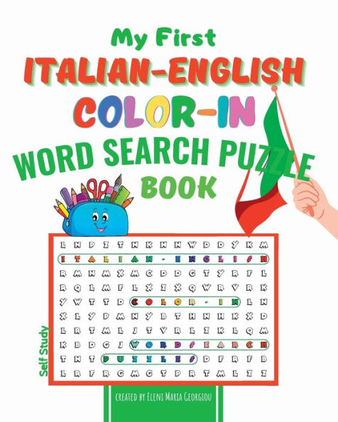 My First Italian-English Color-In Word Search Puzzle Book