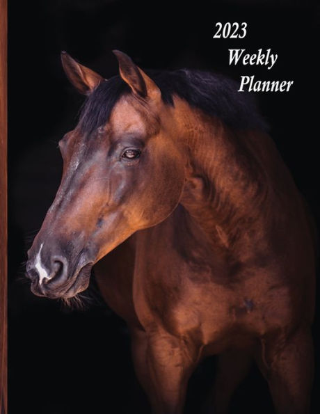 2023 Weekly Planner (for Horse Lovers): Week-by-Week Agenda Book, Goals & Plans, Habits & Routines, To-Do Lists (Large 8.5