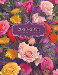 Title: 2023-2024 Two-Year Monthly Planner: 2-Year Calendar : 24-Month Agenda Book for Appointments, Time Management & Goal Setting : 8.5x11 Paperback Fun Floral, Author: Simple Cents Journals